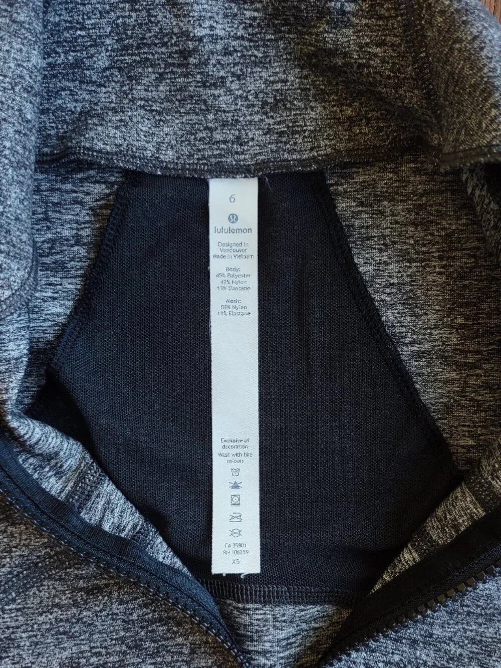 Lululemon Define Jacket Size 6 Full Zip Classic Athletic Activewear Sporty Chic